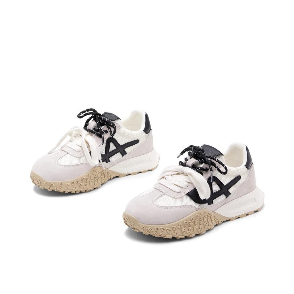 Универсальные кроссовки Dexun с толстой подошвой и контрастным цветом, женские, 2025, удобные и легкие, сетчатые, дышащие, для спорта и отдыха, кроссовки Forrest Gump