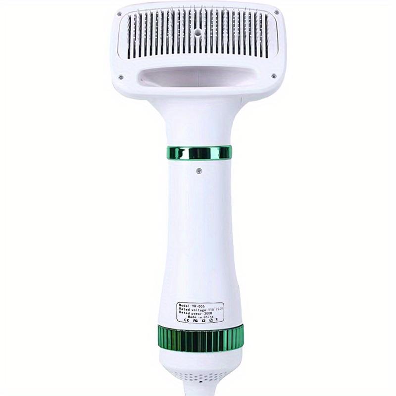 Pet Grooming Dryer, 2-in-1 Portable Pet Hair Dryer And Grooming Brush For Dogs And Cats - Smooth And Efficient Drying, Reduces Shedding And Tangles