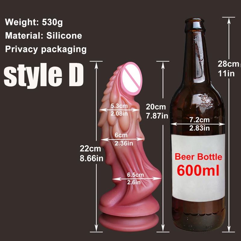 Эротический мягкий силиконовый фаллоимитатор с животными, присоска, лесбийский двойной мастурбатор, пенис, Анальная пробка, мужской и женский секс-игрушки