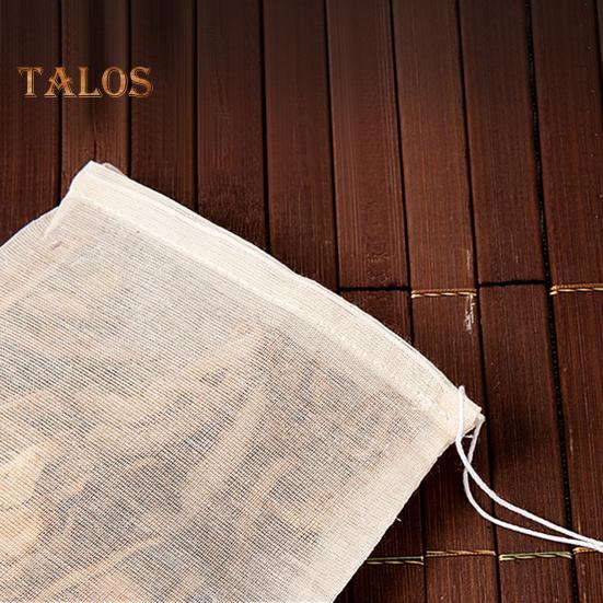 50 шт. пакетиков для специй для приготовления супа, многоразовый мешок со шнурком, чайные пакетики, неотбеленный марлевый мешок для процеживания, заваривания чая