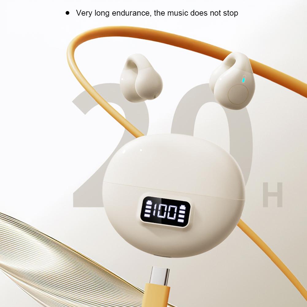 Bluetooth-гарнитура с интеллектуальным переводом и искусственным интеллектом, открытая, долговечная, игровая, спортивная, шумоподавляющая, гарнитура с заушным креплением и цифровым дисплеем