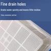 Homeglen Plastic Square Drainage Storage Basket