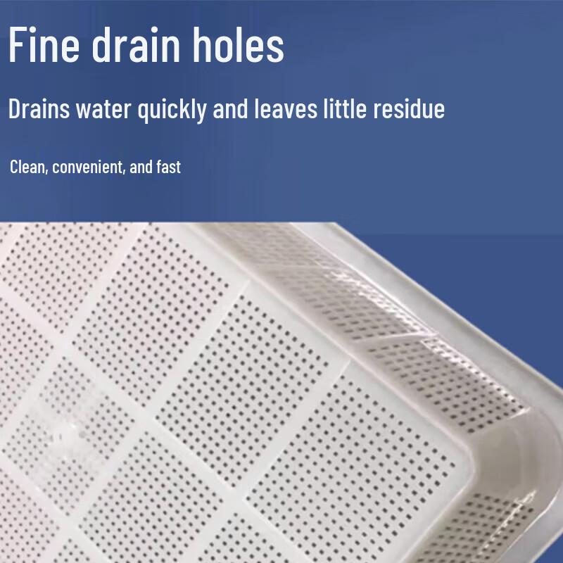 Homeglen Plastic Square Drainage Storage Basket