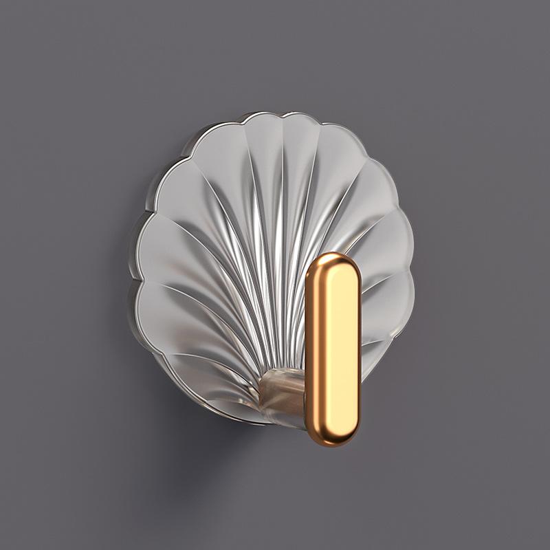 Acrylic Transparent Hook Strong Adhesive Kitchen Living Room Bathroom Wall Multifunctional Towe Key Clothes Hats Storage ADM