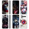Steve Captain America Shield Phone Case For Samsung A13 A32 4G A23 A25 A34 A35 A52S A53 A54 A73 5G A12 A14 A15 A31 A50 A51 A72