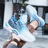 Autumn Winter Blue Men Running Sneakers High Top Platform Men's Athletic Shoes Lace-up Non-slip Sports Shoes Man Baskets