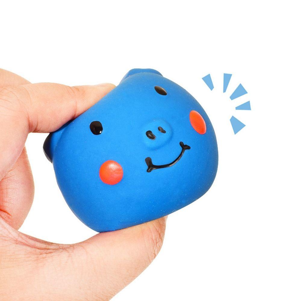 Cartoon Dog Chew Toy Soft Doy Molar Toy Funny Latex Squeaky Dog Toys Relieve Boredom