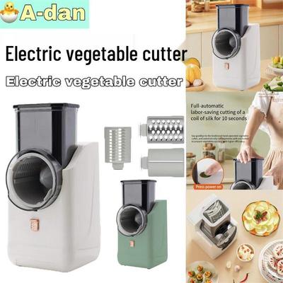 Электрическая многофункциональная овощерезка и слайсер: Терка и шинковка для картофеля