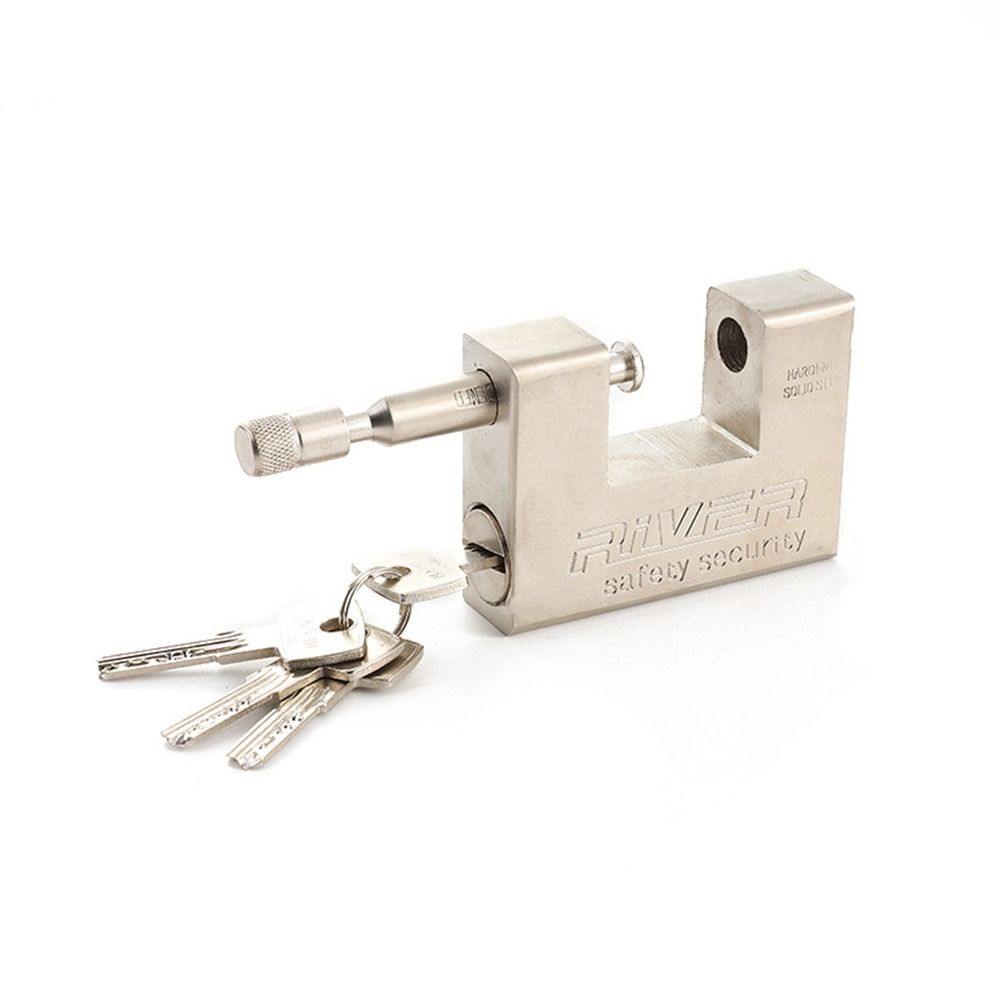 Rectangular Extra Thick 94MM Armoured Padlock Container Warehouse Keys Security Lock Container Lock