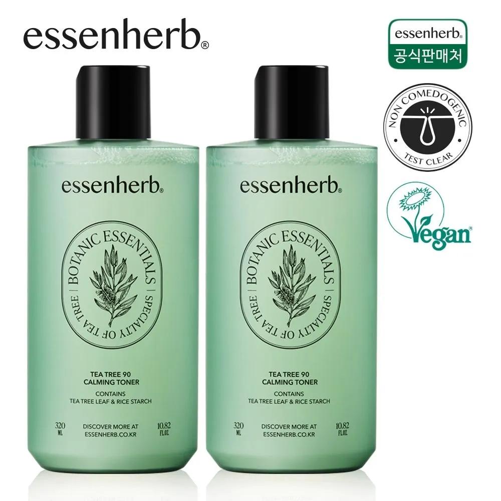 Essenherb Tea Tree 90 Calming Toner 320ml 2 bottles
