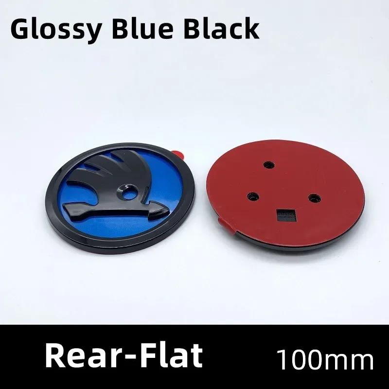 2025 Новый 100 мм ABS Автомобильная Передняя Эмблема Задний Значок Багажника Наклейка для Skoda Fabia 1 2 A7 Octavia RS Superb Rapid Yeti Karoq Авто Аксессуары