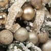 6/12pcs 8/10cm Festive Decorative Ball with Sequins Christmas Tree Hanging Ornaments  Wedding