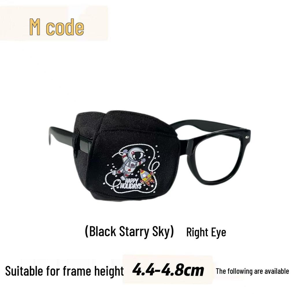 Детский патч для глаз из чистого хлопка при амблиопии для послеоперационных тренировок зрения и коррекции косоглазия/дальнозоркости