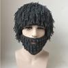 Wig Beard Hats Hobo Mad Scientist Rasta Caveman Handmade Knit Warm Winter Caps Men Women Halloween