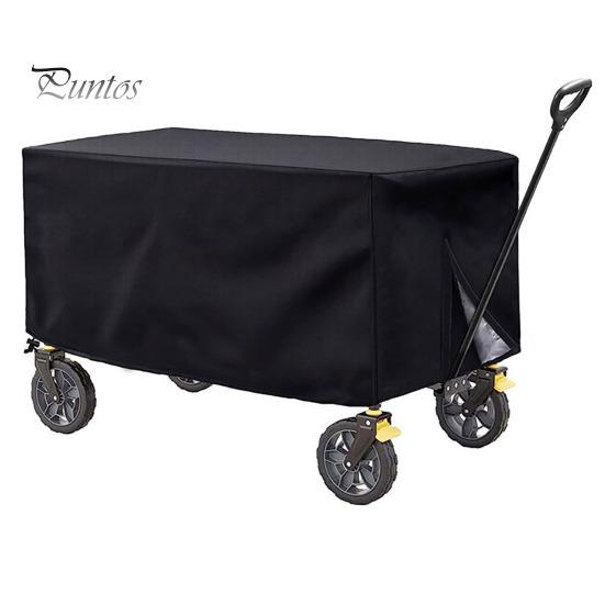 Вагон-тележка от солнца, водонепроницаемая ткань Оксфорд, ветрозащитный шнурок, застежка-лента, складная четырехколесная тележка для кемпинга, защитная крышка от пыли и ультрафиолета