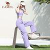 Camel Женские брюки-карго парашютные с высокой талией