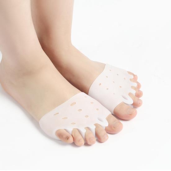 4 пары силиконовых распорок для пальцев ног при подошвенном фасциите, косточках плюсневых костях, терапевтических растяжителях для комфортной поддержки