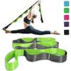 Ремень для йоги Stretch Straps 12-сегментный пояс для йоги для физиотерапии пилатеса танцевальной гимнастики растяжки фитнес-ленты неэластичный