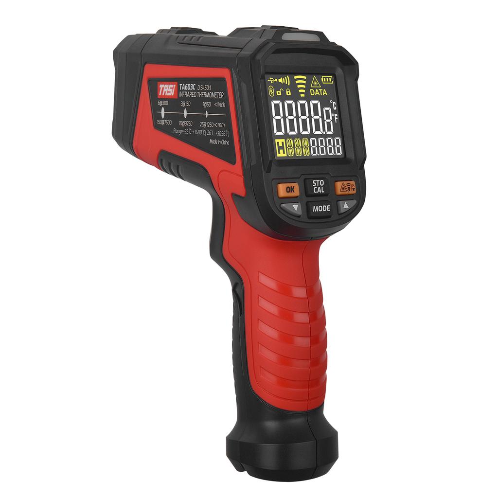TASI Laser Infrared Thermometer Non-Contact Digital Temperature Machine -32 Celsius ~1080 Celsius  (-26 Fahrenheit ~1976 Fahrenheit ) IR