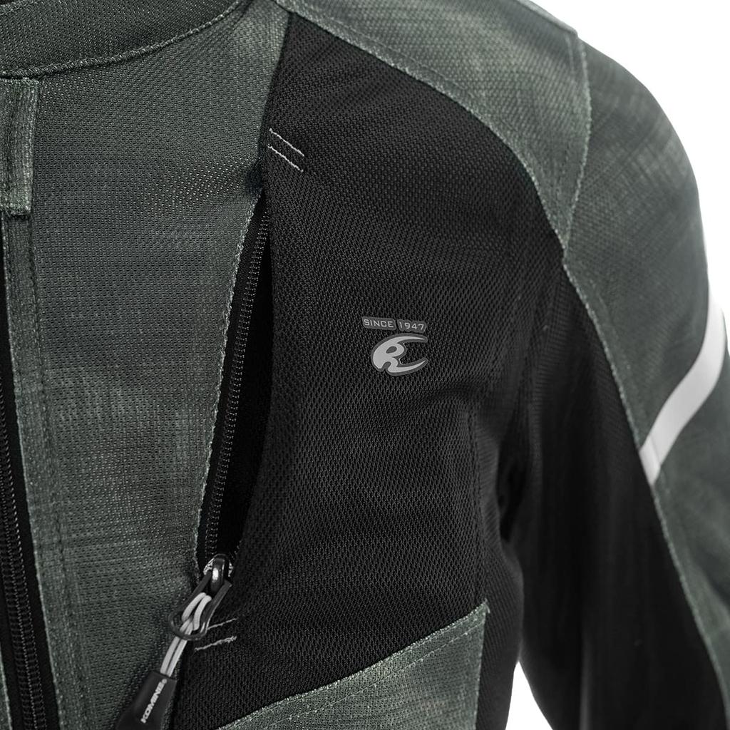 Motorcycle Protective Full Mesh Jacket For CE Standard Mesh Material Protector Silver Black L [KOMINE] JK-1283 Spring/Summer 07-1283 Men's