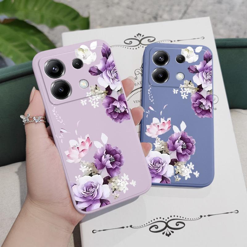 Красивый чехол для телефона с пионами для Xiaomi Poco F8 F7 X7 X6 F6 M6 M5 M5S F5 X5 F4 X4 M4 F3 M3 X3 Pro 4G 5G GT Силиконовый чехол