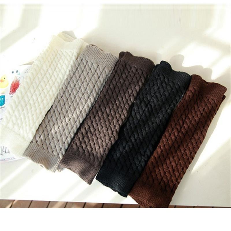 Winter Women Fashion Crochet Knitted Socks Leg Warmers Legging Boot Cover Sock Ladies
