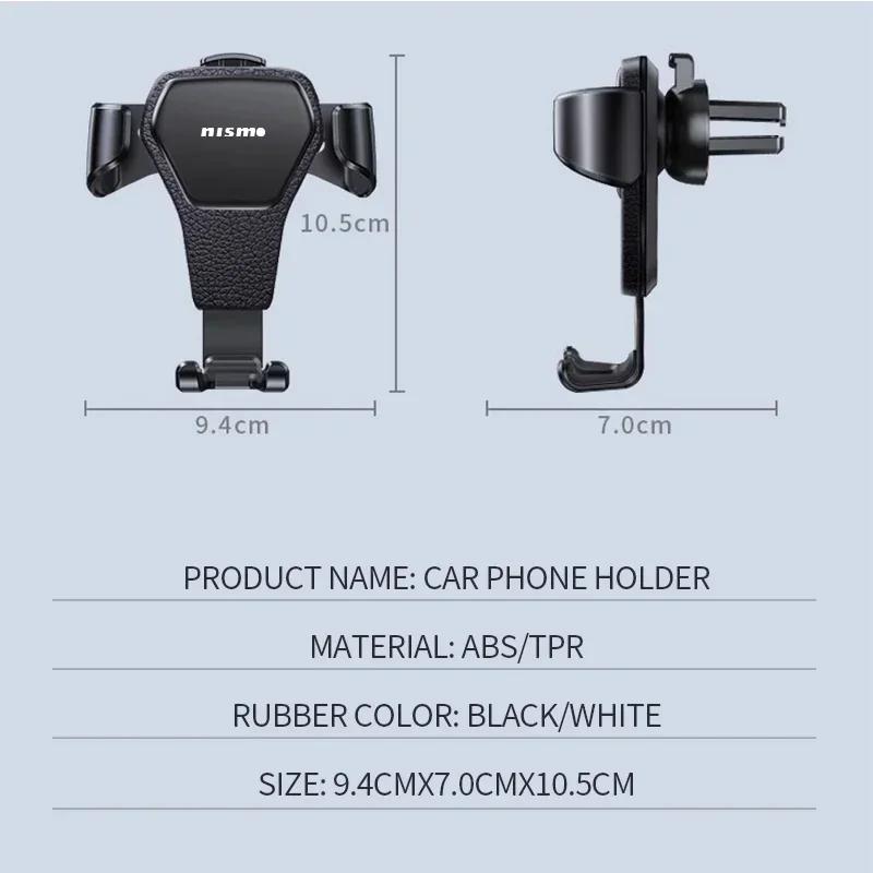 2025 For Nissan Gravity Car Air Vent Clip Mount Mobile Cell Stand Smartphone GPS Support For Nissan Nismo Tiida Teana GTR Juke V