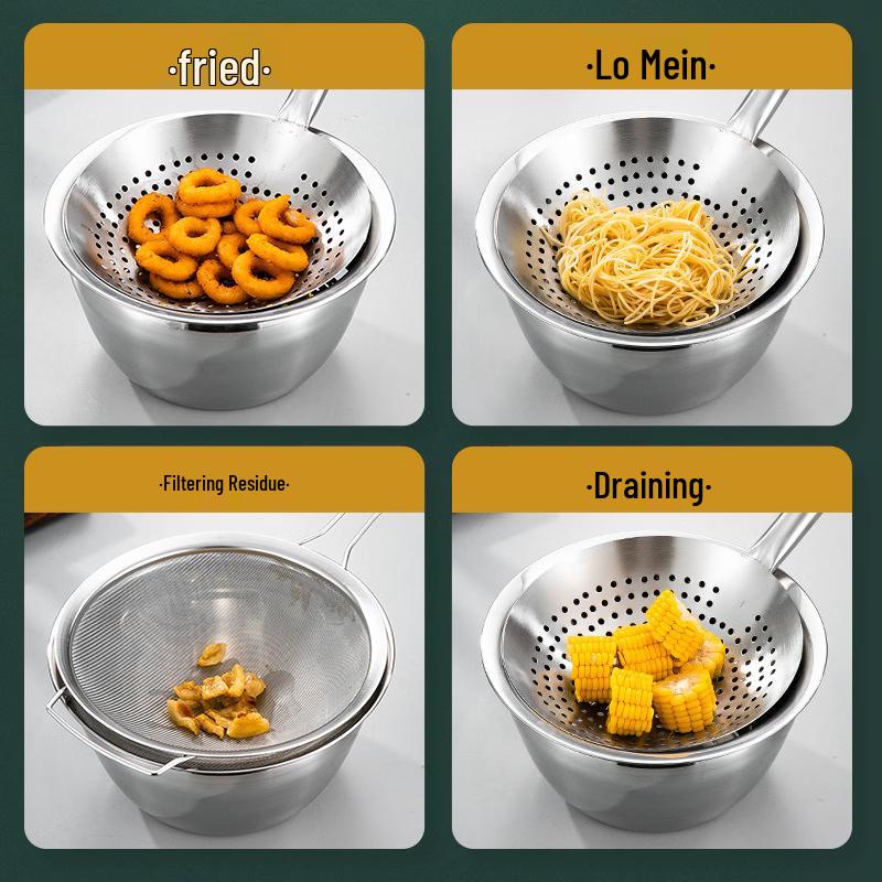 Yudefeng 304 Stainless Steel Skimmer Colander