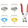 1 Set Snaps Button Plier Kit Tool With Fastener Pliers Press Tool DIY Sewing And Crafting Tools Children's Clothes Hat Sewing