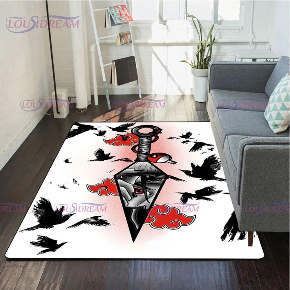 Креативный ковер с принтом N-Naruto, коврик для йоги, нескользящий ковер, коврик для ванной, напольный коврик, коврик для гостиной, подарок на день рождения