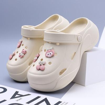 Весенне-летние новинки модные и простые женские + DIY аксессуары для обуви на толстой подошве, два варианта носки, туфли-облака