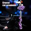 Блестящий лебедь, подвеска для автомобиля, искусственный кристалл, стразы, лебедь, шарм для зеркала заднего вида автомобиля, двусторонняя подвеска для женщин и девушек