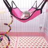 Mesh Cloth Foldable Squirrel Hammock Pet Playing Nest Pet Cage Accessories Swing Hamster Bed