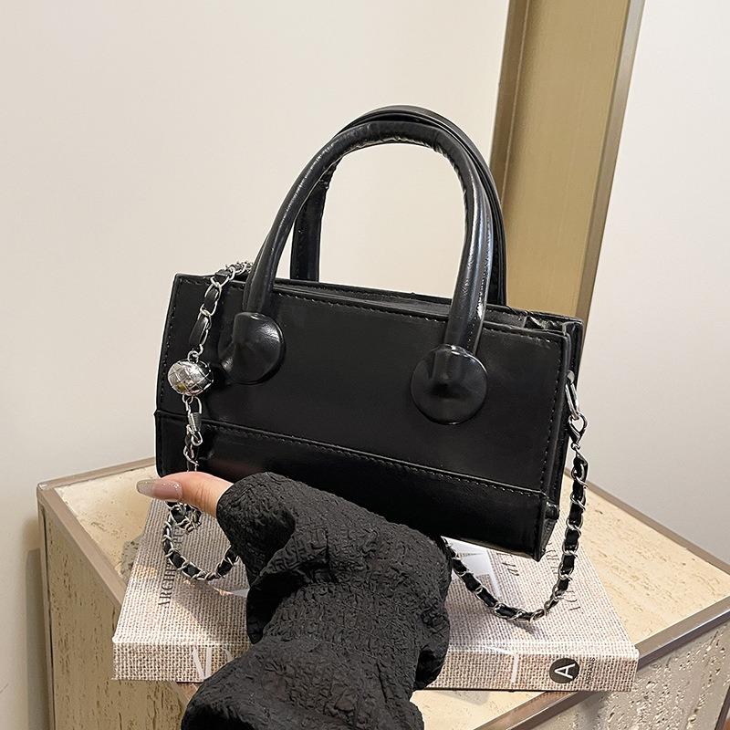 Женская сумка через плечо, высококлассная цепочка, коробка, портативная маленькая квадратная сумка, новая модная универсальная сумка через плечо, сумка через плечо