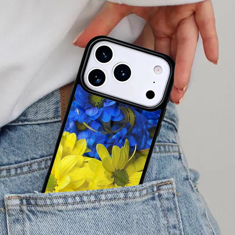 Мягкий чехол для телефона с флагом Украины для iPhone 17ProMax 12 13 14 15 16e 17 Pro Max Plus Air Cover