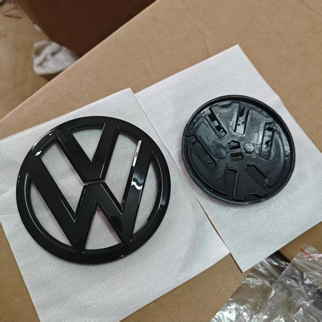 2026 Hot For VW VOLKSWAGEN 2Pcs Replace Car Front Radiator Grille Emblem 110mm + Rear Trunk Lid Badge 90mm Car Emblem For Volksw