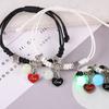 1 Pair Bracelets Fine Workmanship Decorate Exquisite Chic Heart Key Lock Star Charm Bracelets for Gifts