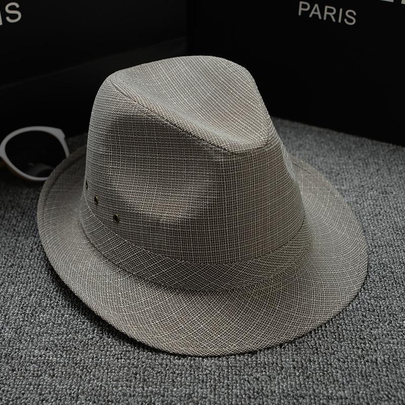 [Cotton And Linen Fabrics] [By Size] Men'S And Women'S Panama Jazz Hats, Sun Hats, Top Hats, Sun Hats