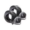 2Pcs Braided Mesh Rod Protector with Lanyard 32mm Spinning Rod Sleeve Cover Scalable for Casting Sea Fishing Spinning Rod