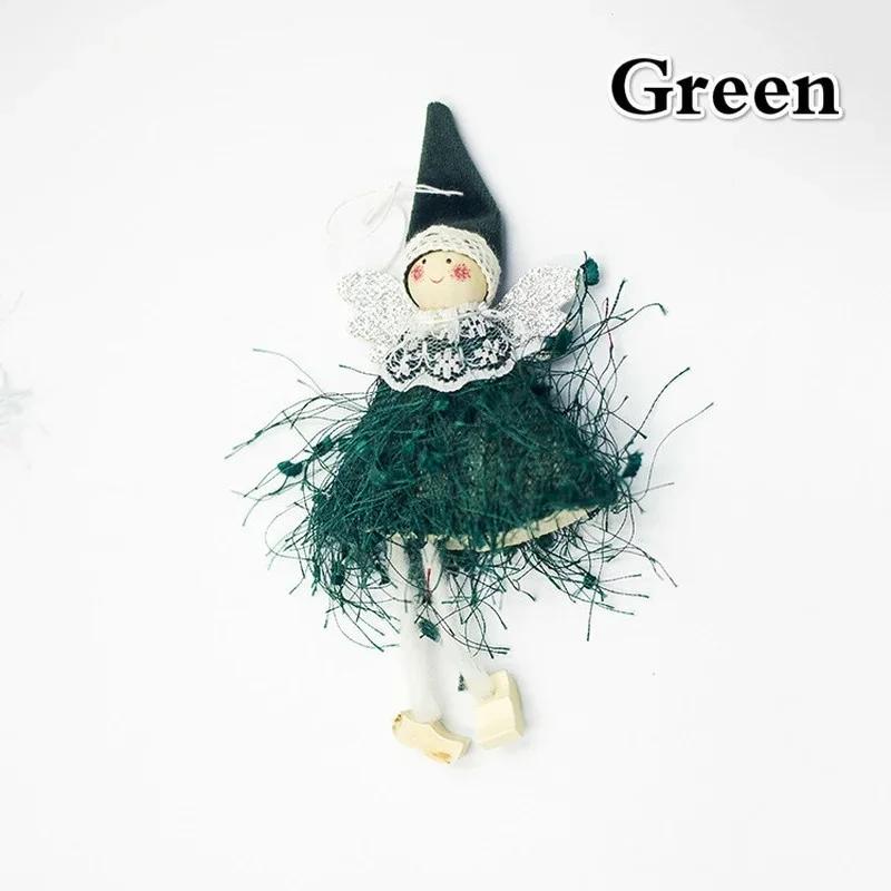 Рождественские украшения Подвеска Креативная Милая Кукла Ангела Кружевная Подвеска Украшение Окна Рождественская Елка Комната Предметы Домашнего Хозяйства