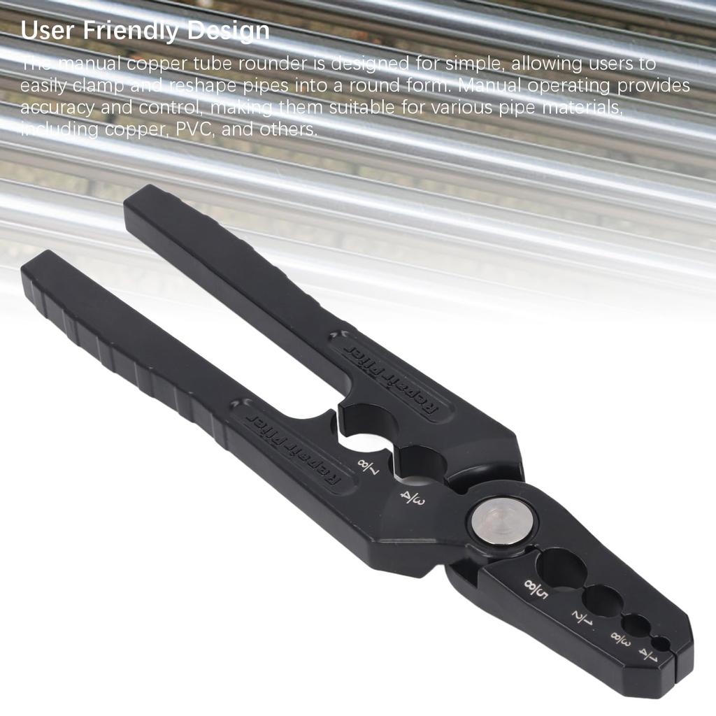 Pipe Repair Plumbing Copper Plumbing Repair Aluminum Alloy Copper Pipe Repair Tool for Bending and Repairing Copper Pipes Pliers, Tool, 1/4", 3/8",