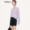 MO&Co. Women's V-Neck Loose Knit Sweater