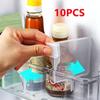 10Pcs Fridge Organiser Shelf Dividers Adjustable Fridge Organizer Refrigerator Storage