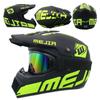 Cross Border Exclusive Full Coverage Four Season Off-road Motorcycle Helmet Off-road Racing Downhill Pedal Helmet Men's Wind Goggles