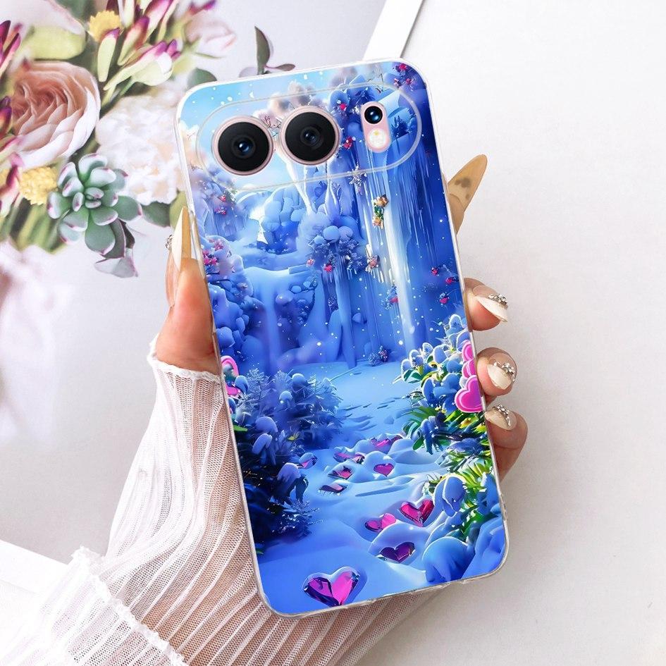 6.55" Чехол для Honor 500 5G Модный Цветок Бант Мягкий Тонкий Силиконовый Чехол для Телефона Для Honor 500 Pro Funda MEY-AN00 Honor500 Capa