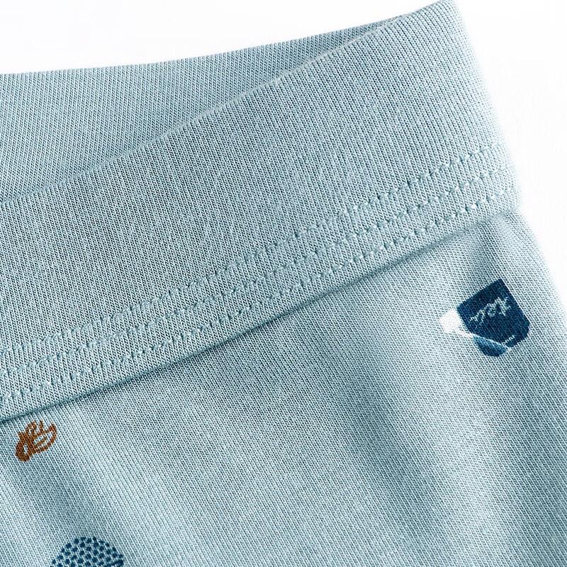 AB Мужские модальные трусы-боксеры с принтом, 2 шт. M301