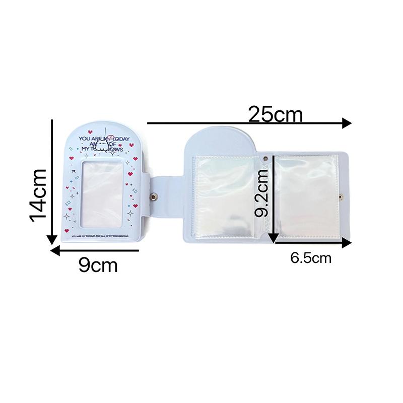 40 позиций K-pop биндер для фотокарточек 3 дюйма с вырезом в форме сердца 'Love' Книга коллекционера Держатель для фотокарточек айдолов Машина для переплета книг