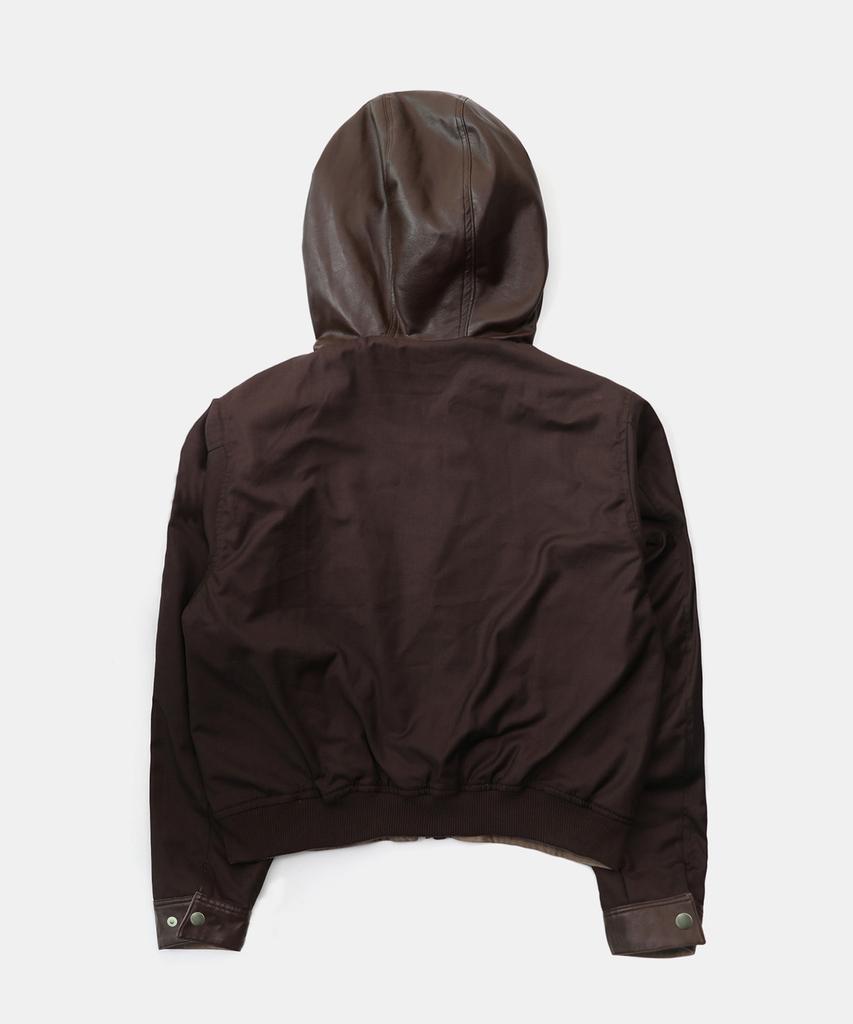 Badblood Viper 91 Contrast Hooded Blouson - Brown