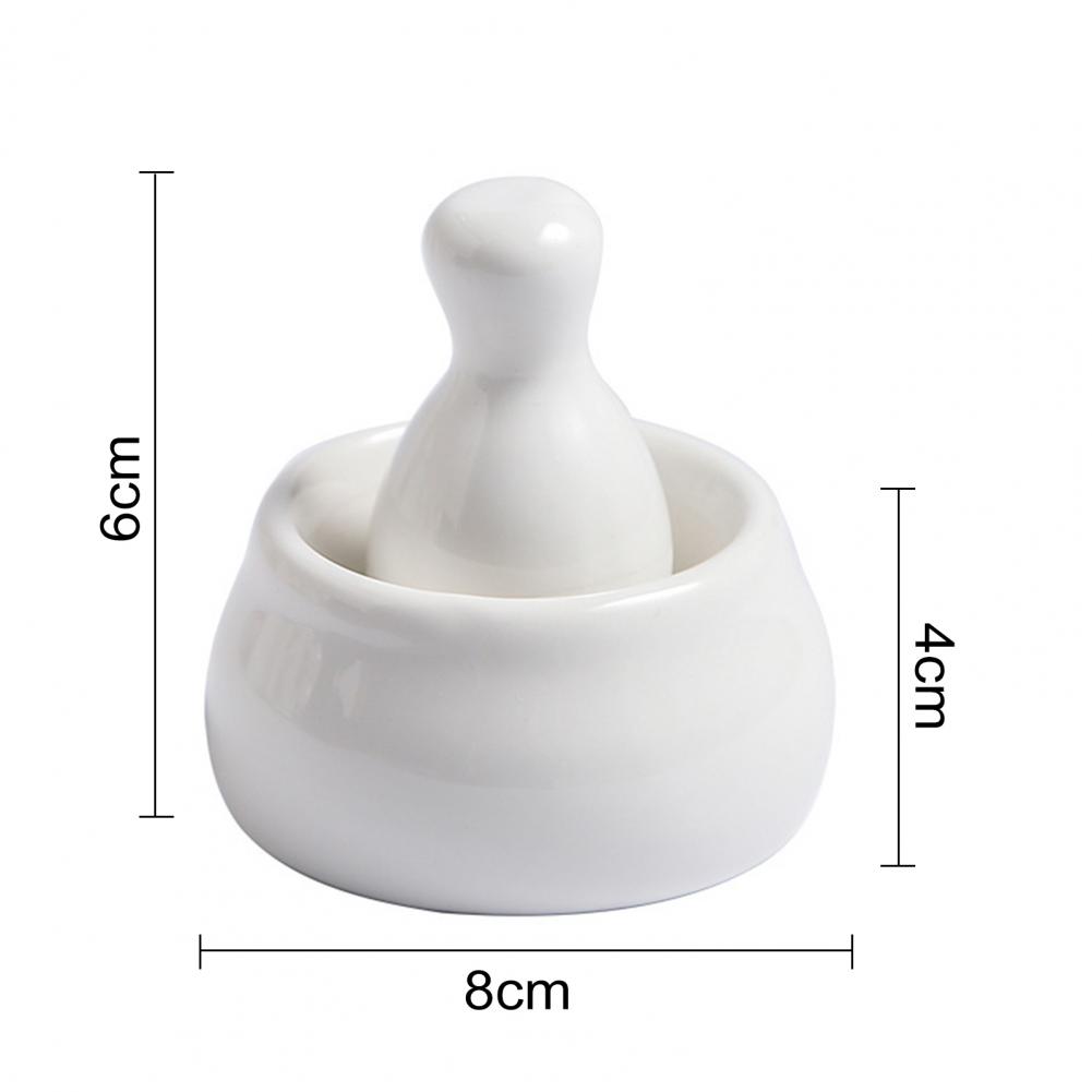 Набор керамических ступок и пестика для измельчения специй, трав и многого другого, кухонный декор, незаменимая прочная измельчитель для трав, дробилка для таблеток