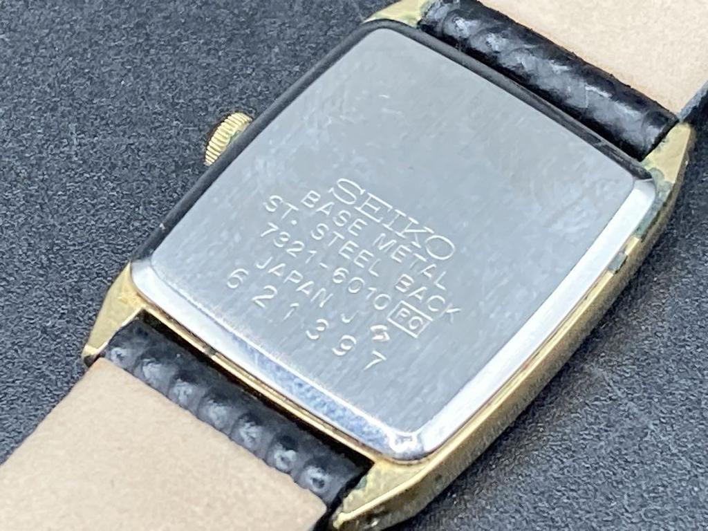 [USED] Battery Strap Replaced SEIKO Quartz 7321-6010